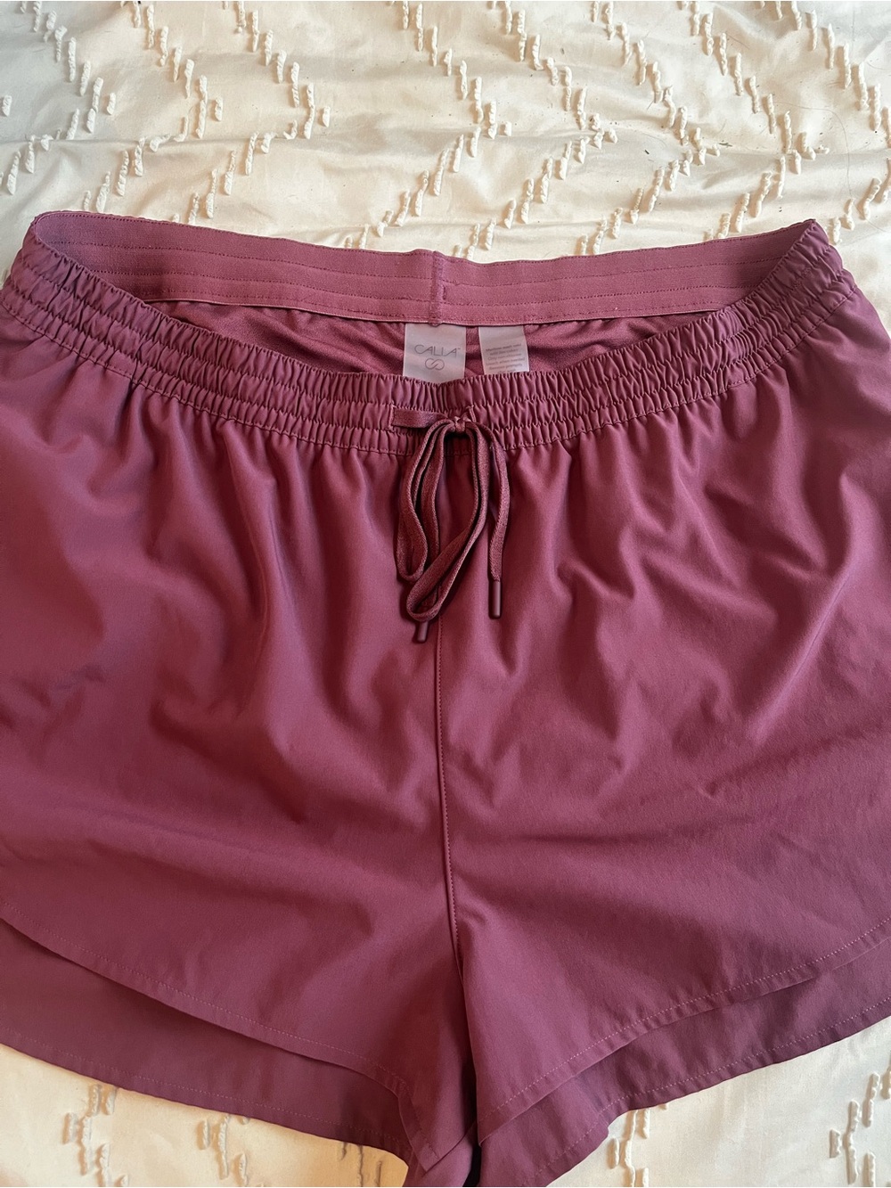 CALIA Women's Step Up Shorts in a mauveberry